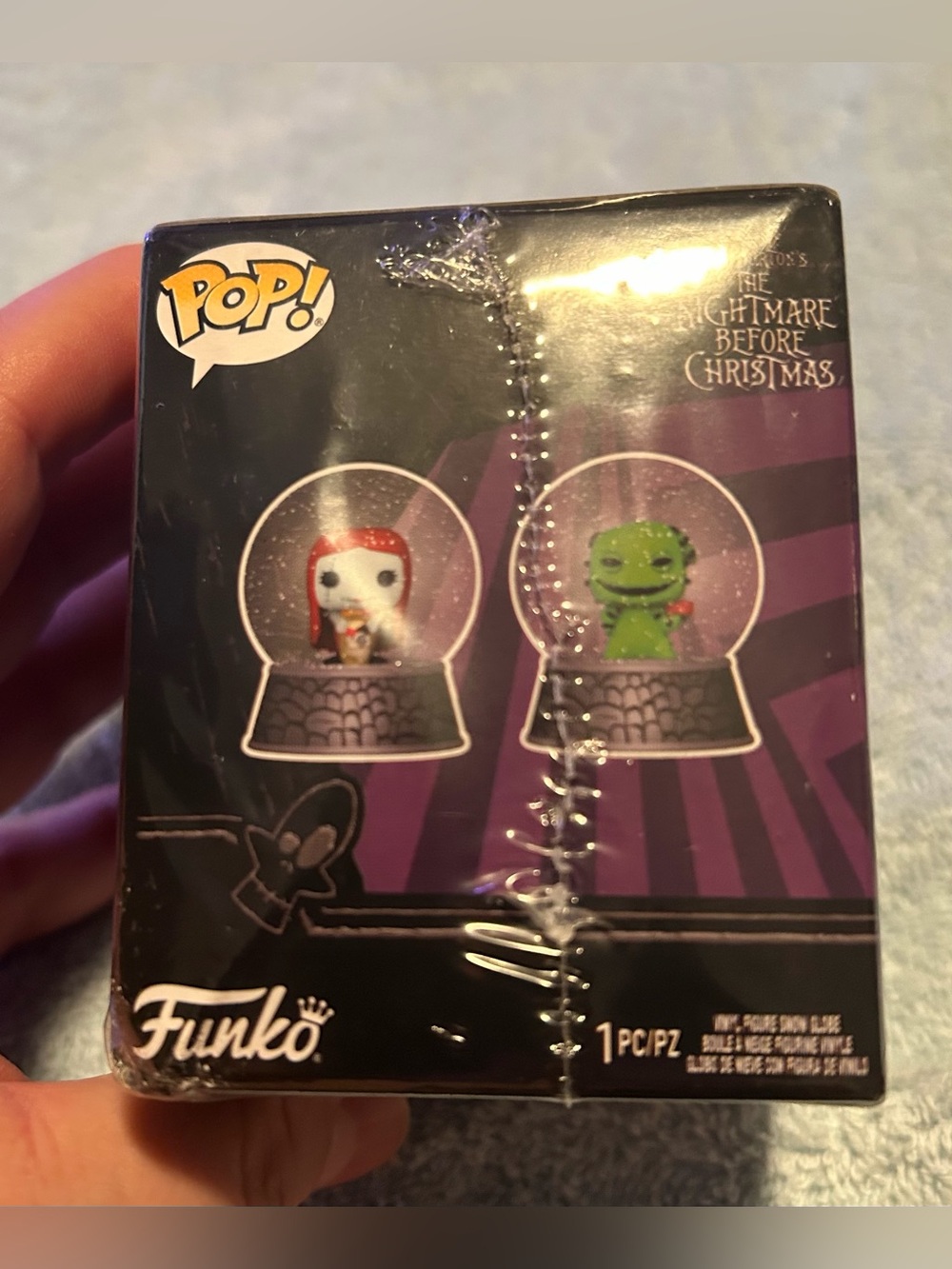 FUNKO POP NIGHTMARE BEFORE CHRISTMAS OOGIE BOOGIE SNOW-GLOBE/SEALED IN PLASTIC - Picture 7 of 7